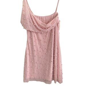 Oh Polly Pink Beaded Mini Dress US Size 4